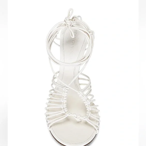 Bottega Veneta Dot Lace Up Sandals - Picture 4 of 10